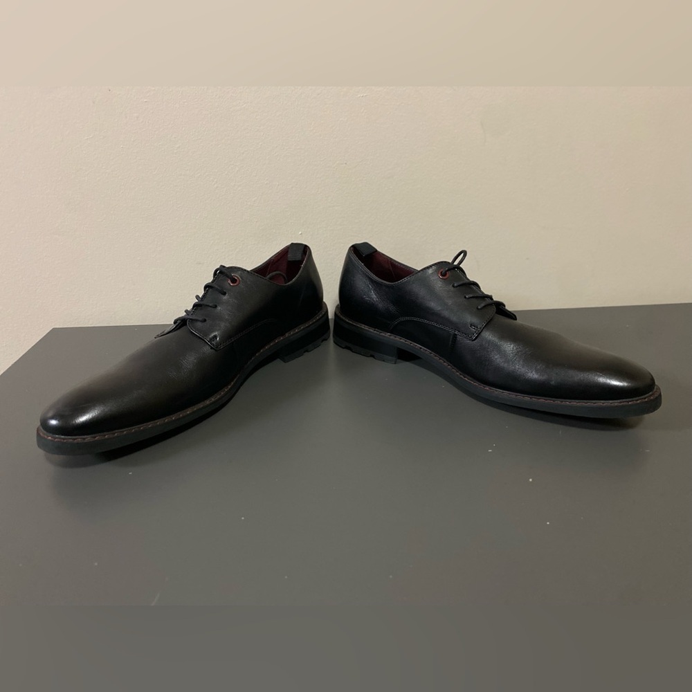 NWOT Giorgio Brutini Solid Black 177231 Lace Up Dress Shoes  Men's Size 11M - Picture 2 of 14